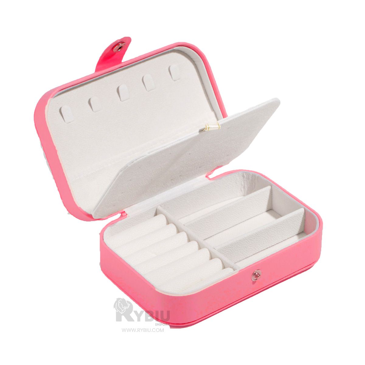 RYBIU IMPORT - Estuche Duradero para Joyas en Fucsia Y+Envoltorio de Regalo