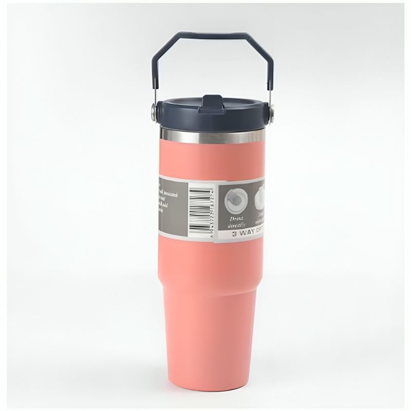 GENERICO - Taza de Viaje para Auto de Acero Inoxidable 304 de 890 ml