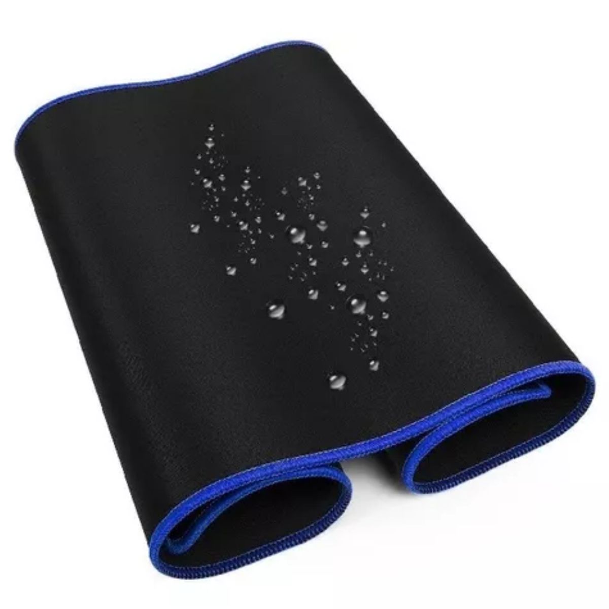 GENERICO - Pad Mouse Gamer Alfombrilla para PC De 70cm x 30cm Borde Cosido Azul