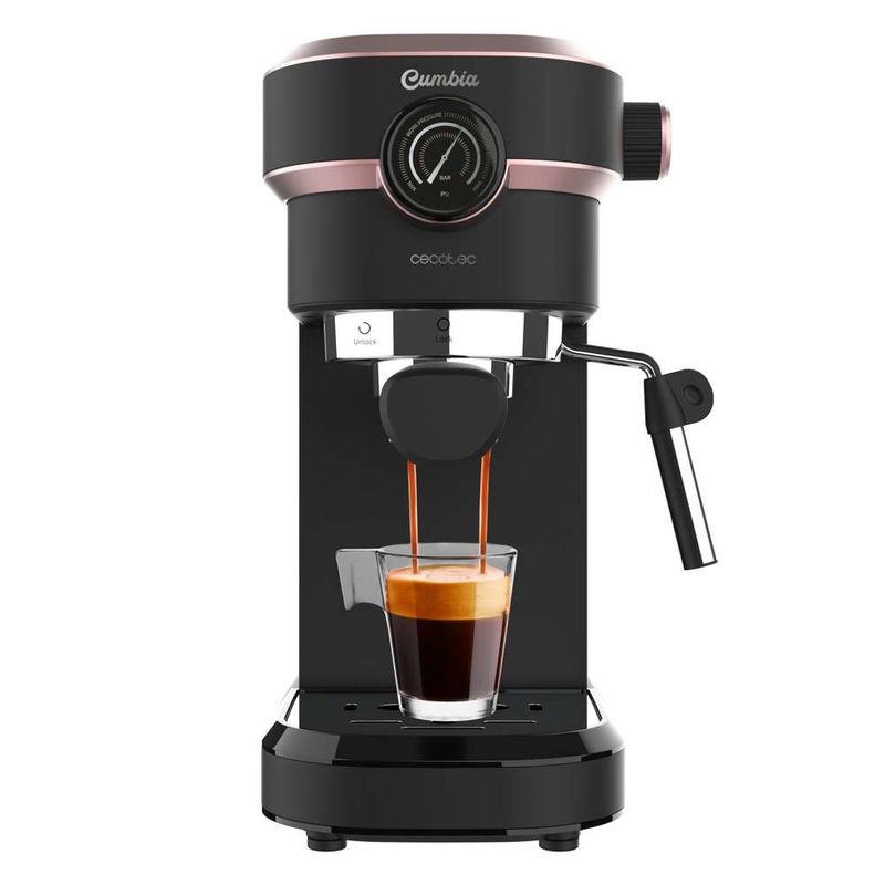 CECOTEC - Cafetera Espresso Cafelizzia 890 Rose Pro