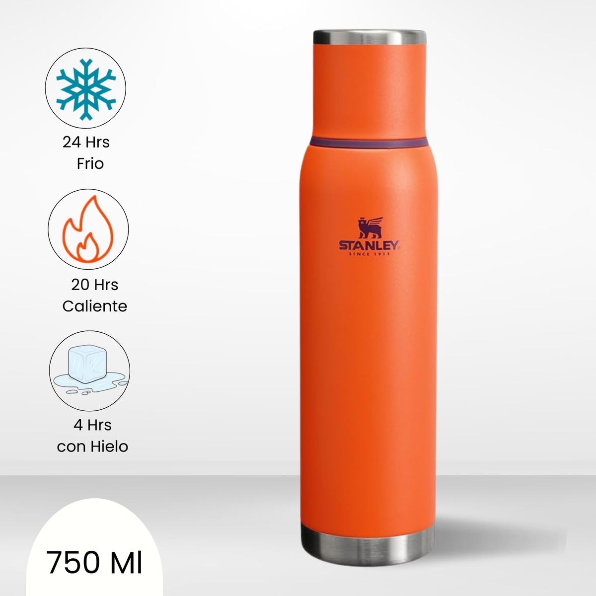 STANLEY - Termo de Bebida Adventure To Go Ciruela Tigerlily 750ml