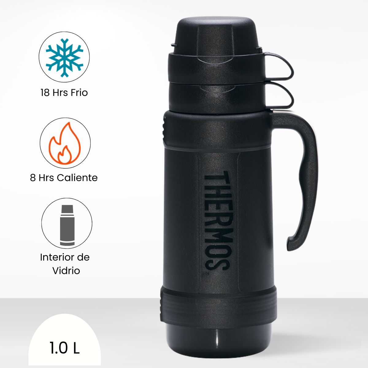 THERMOS - Termo de Bebida Eclipse 1.0l Rojo Negro