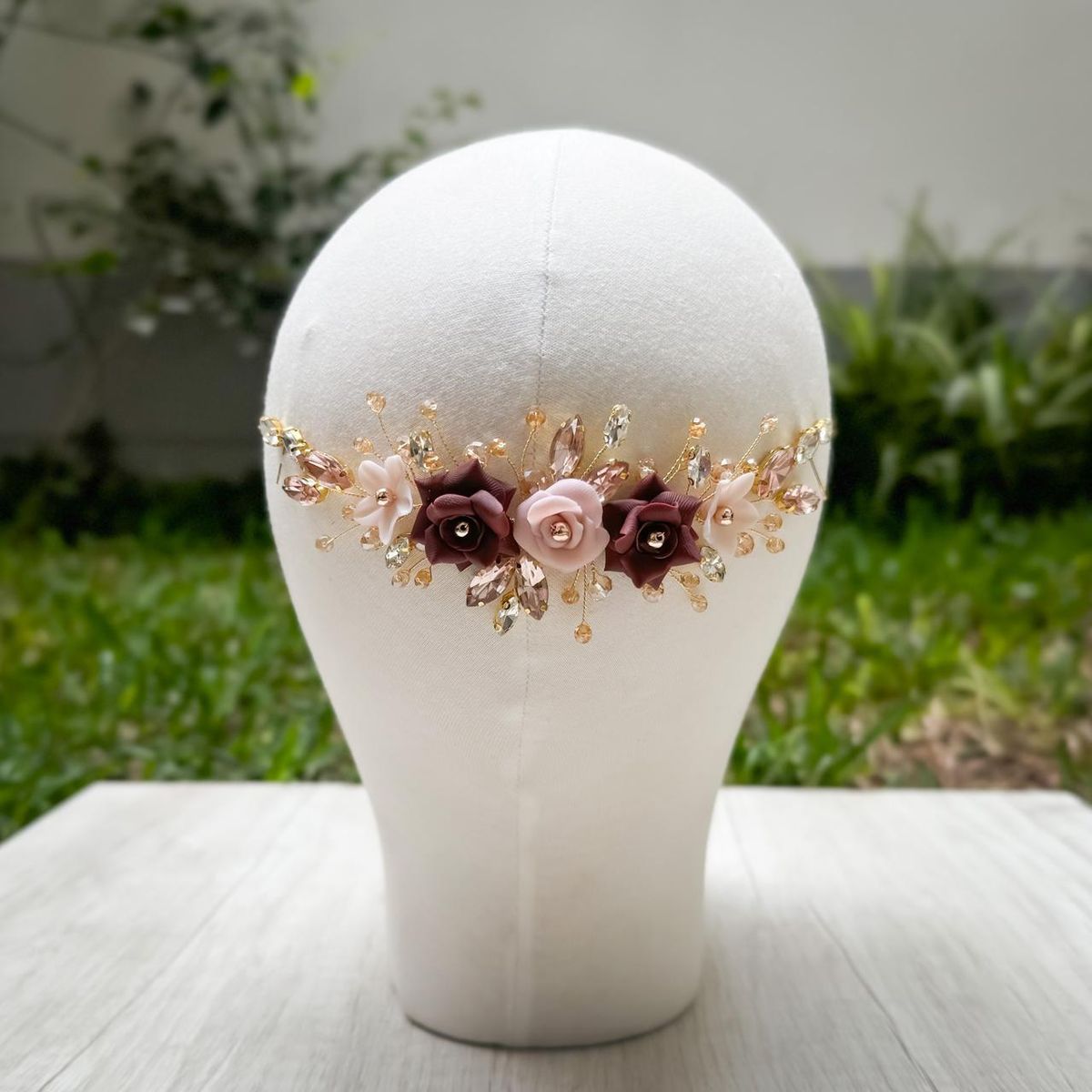 ANADE HANDMADE - TOCADO ACCESORIO PARA NOVIA