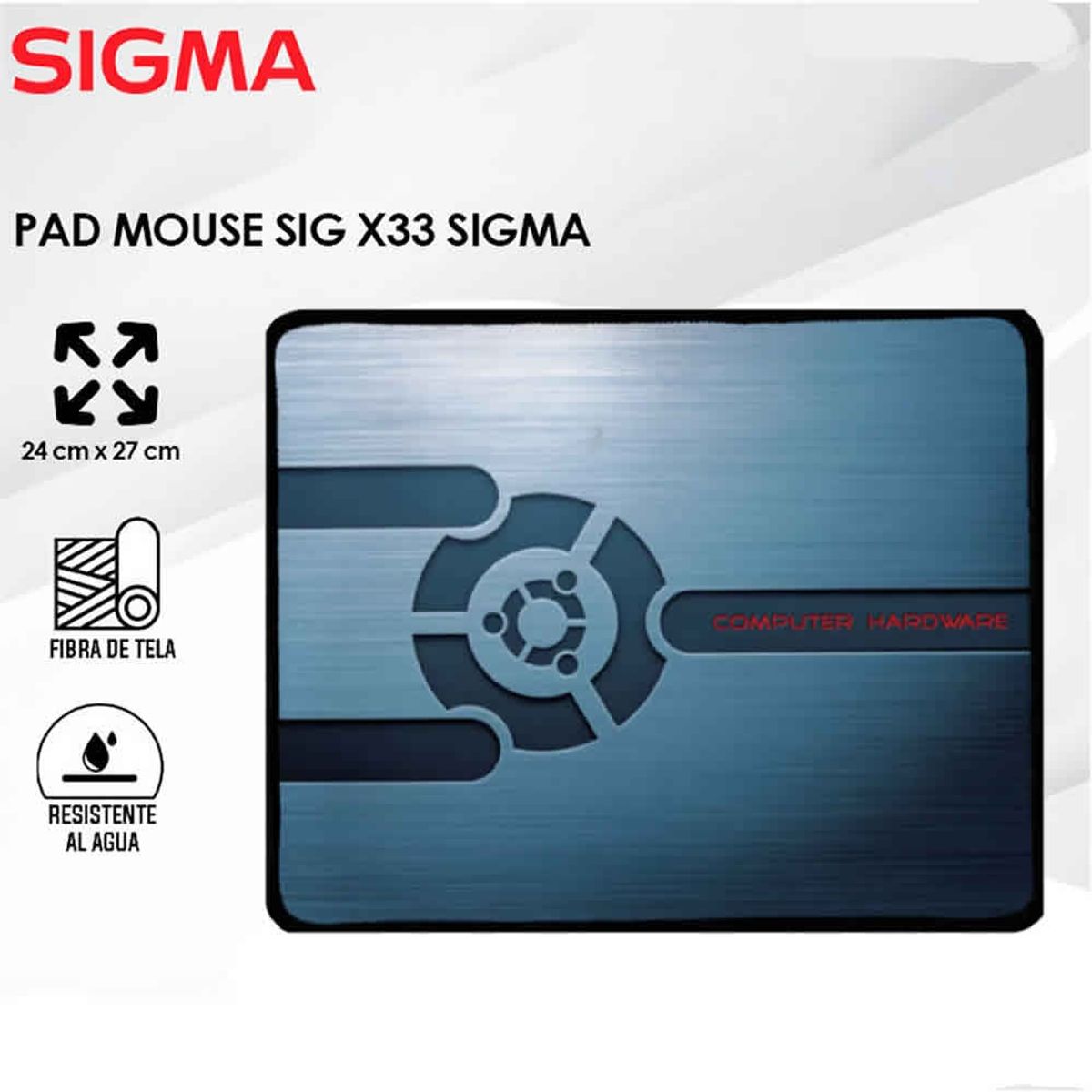 SIGMA - PAD MOUSE - SIG X33+W HARDWARESIGMA
