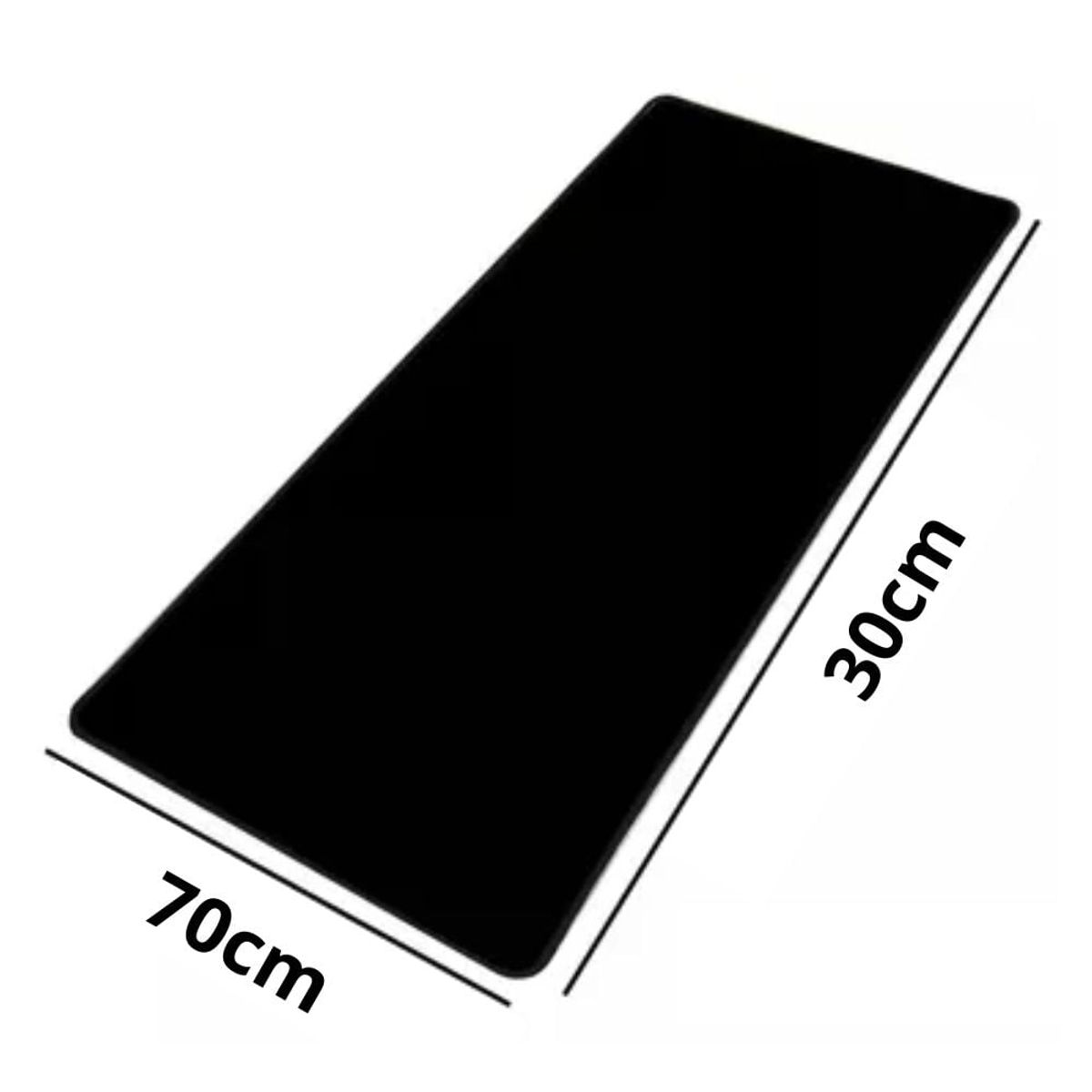 GENERICO - Pad Mouse Gamer Alfombrilla para PC De 70cm x 30cm Borde Cosido Negro
