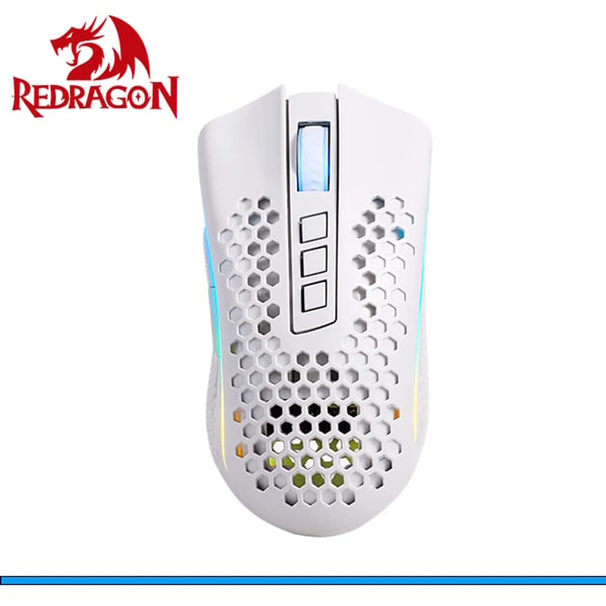 REDRAGON - Mouse Gamer Redragon STORM PRO M808-KS Wireless WHITE