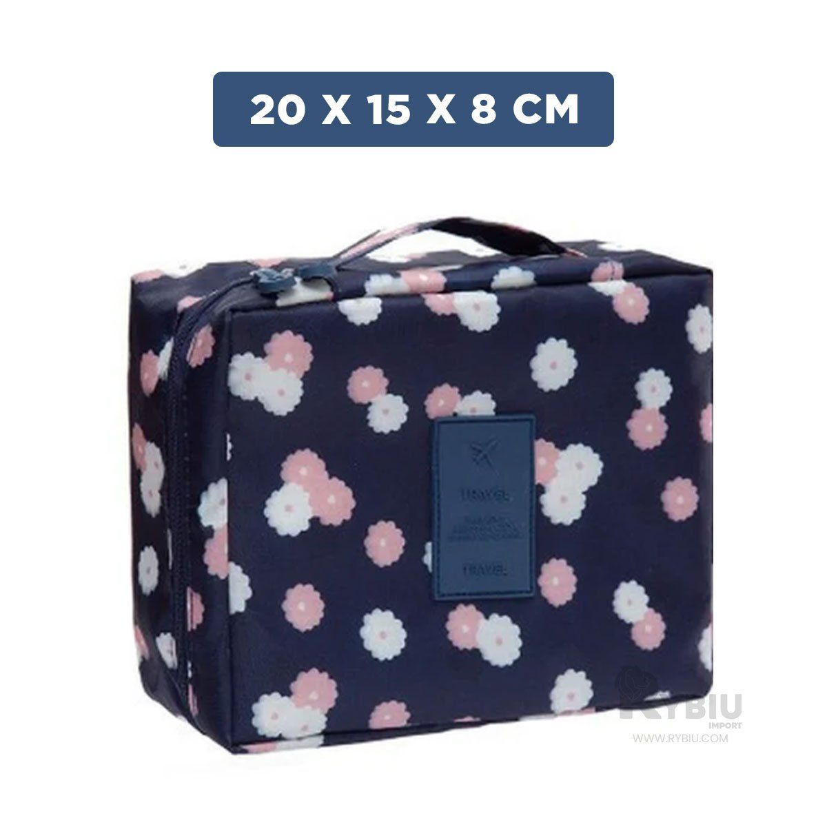 RYBIU IMPORT - Maletin Moderno para Viajes en Tinte Azul Y+Ligas de Regalo