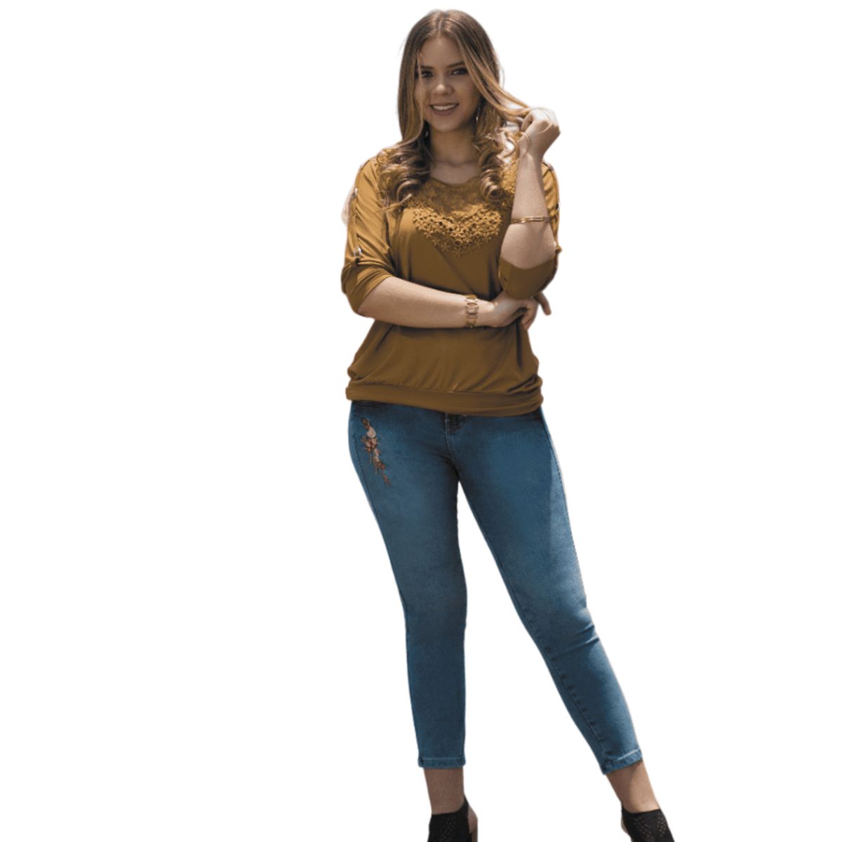 TANSY - JEAN PARA MUJER - FATIMA TANSY-AZUL