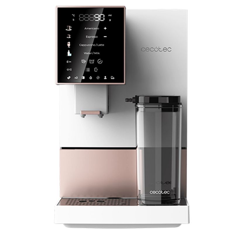 CECOTEC - Cafetera Cremmaet Compactccino White Rose