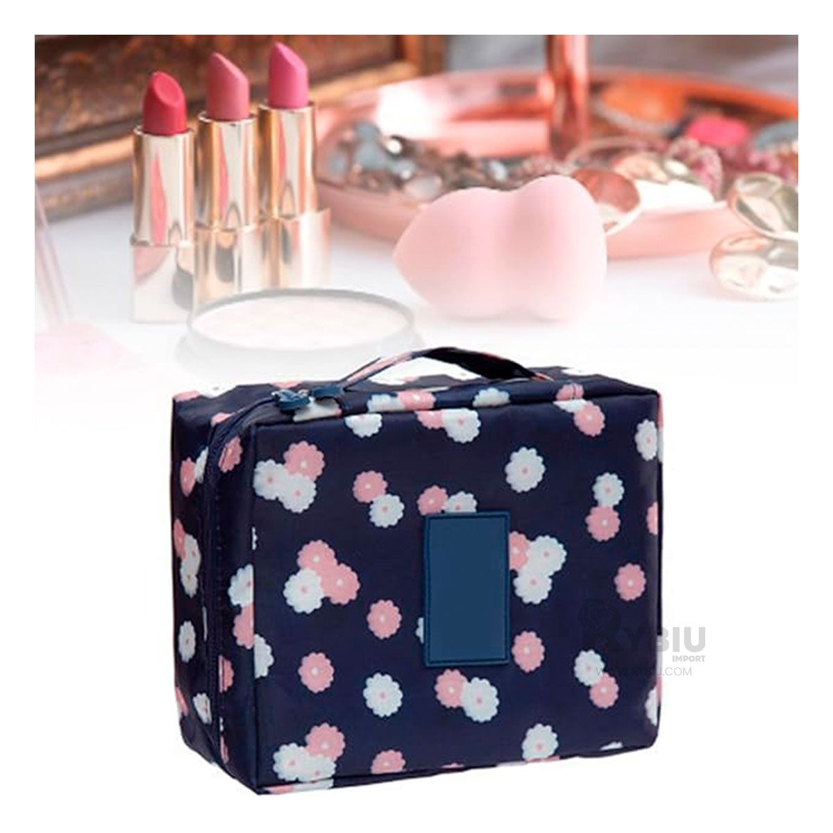 RYBIU IMPORT - Estuche Multiusos de Lujo para Viajeros en Azul