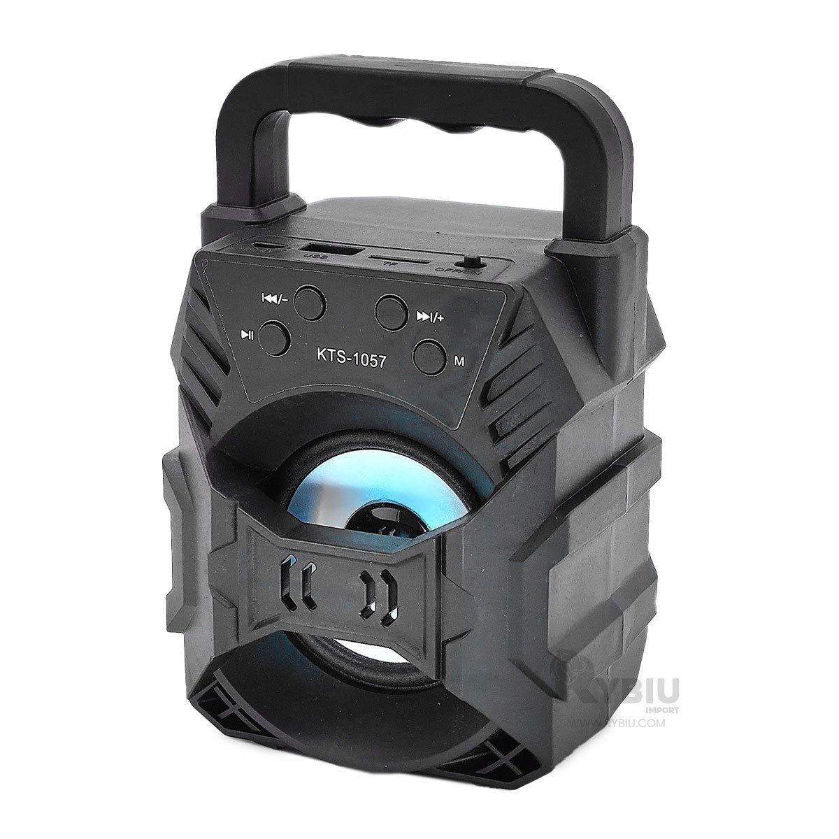 RYBIU IMPORT - Bocina con Bluetooth KTS 1057 Tono Negro Y+Gift Stickers
