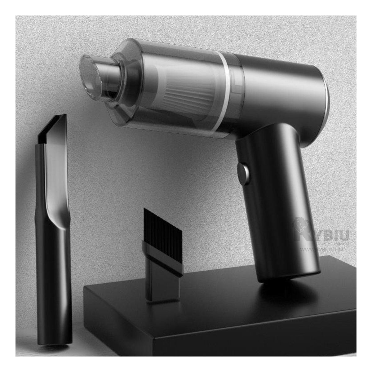 RYBIU IMPORT - Aspiradora Mini Adaptable a Cualquier Espacio en Color Negro