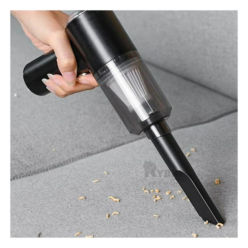 RYBIU IMPORT - Aspiradora Recargable en Color Negro Y+Papel de Regalo