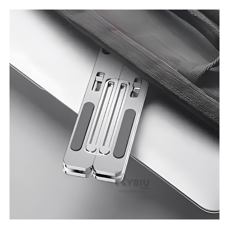 RYBIU IMPORT - Soporte para Laptop Plegable en Plateado Y+Papel de Regalo