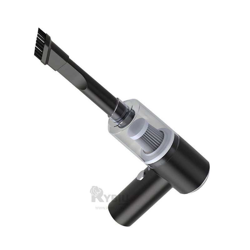 RYBIU IMPORT - Mini Aspirador Portatil en Color Negro Y+Post-it Adhesivos