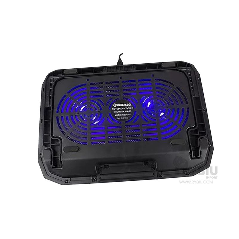 RYBIU IMPORT - Cooler Multiusos Modelo HA73 Negro Y+Papel de Regalo