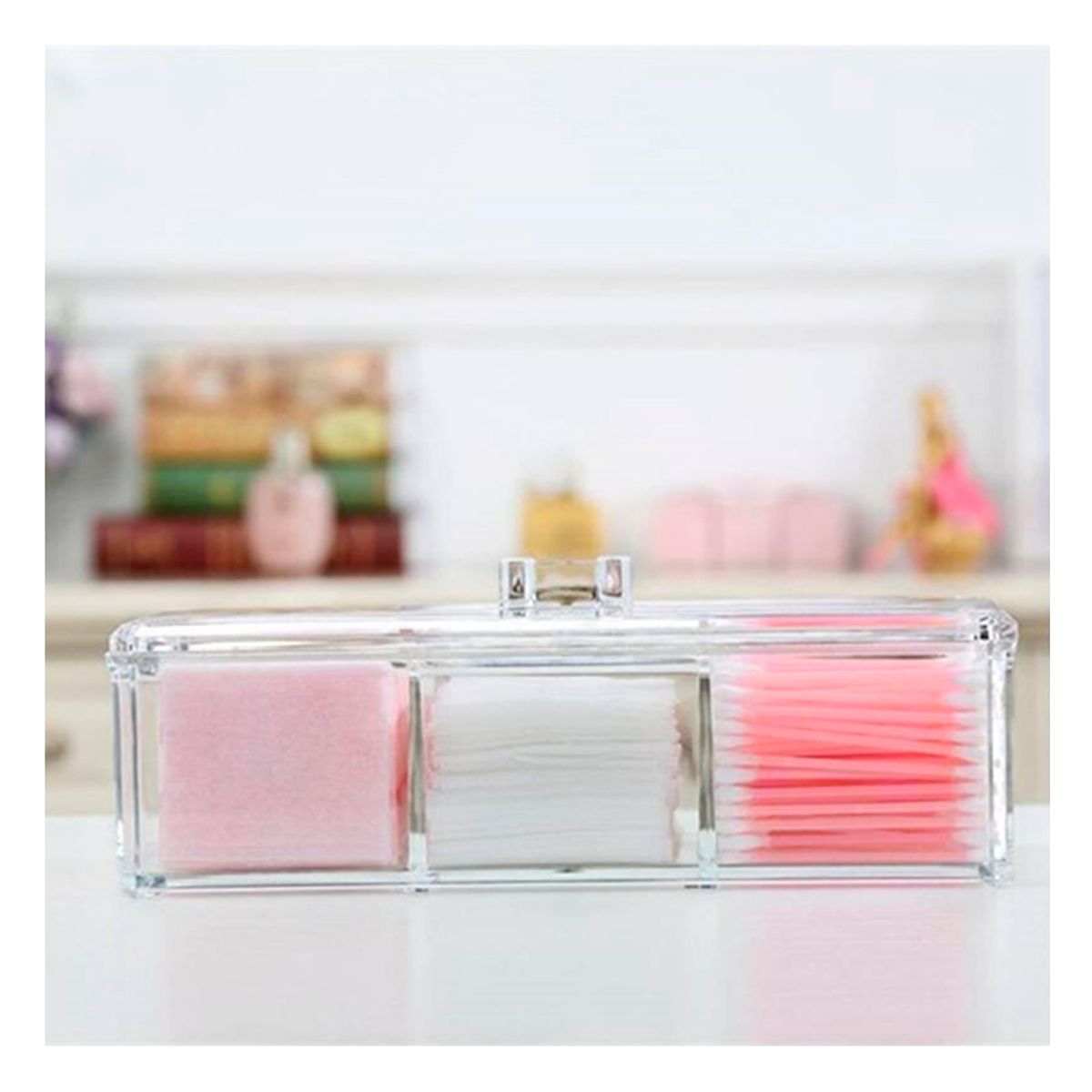 RYBIU IMPORT - Caja Divisoria y Tapa en Tono Transparente Y+Regalo Stickers