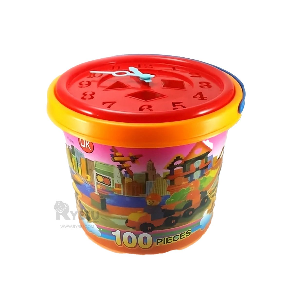 RYBIU IMPORT - Juego de Bloques Didacticos para Niños Multicolor