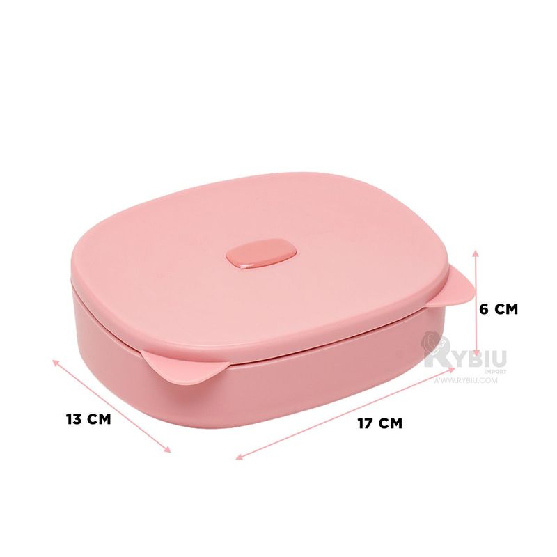 RYBIU IMPORT - Cofre para Maquillaje en Rosado Y+Regalo Ligas para Peinar