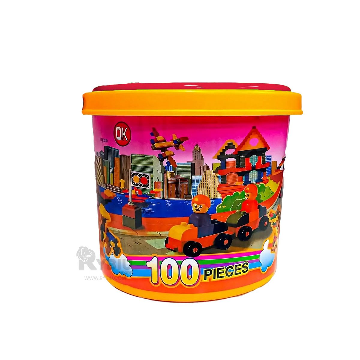 GENERICO - Juego Didactico de Bloques Multicolor Y+Papel de Regalo