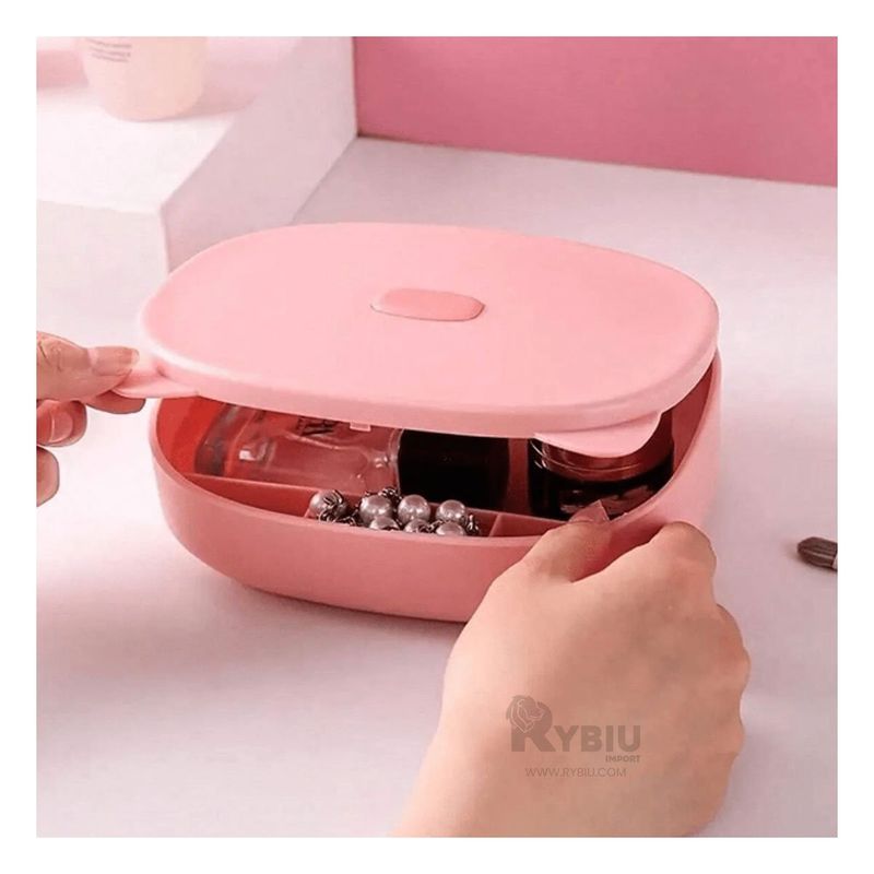 RYBIU IMPORT - Organizador Forma de Gato en Color Rosado Y+Papel de Regalo