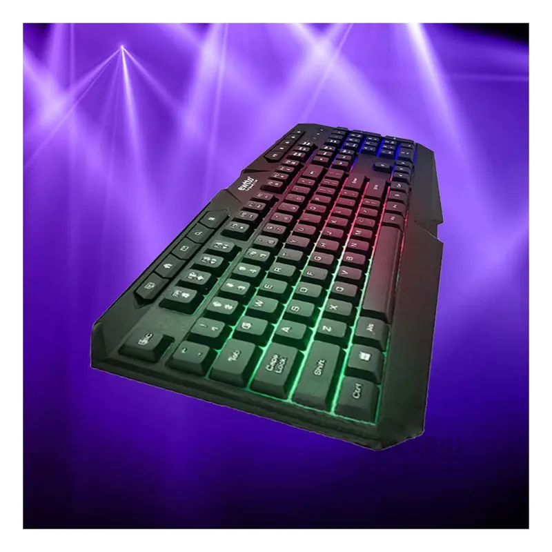 RYBIU IMPORT - Teclado Gamer EWTTO con Luces Modelo ET M3535