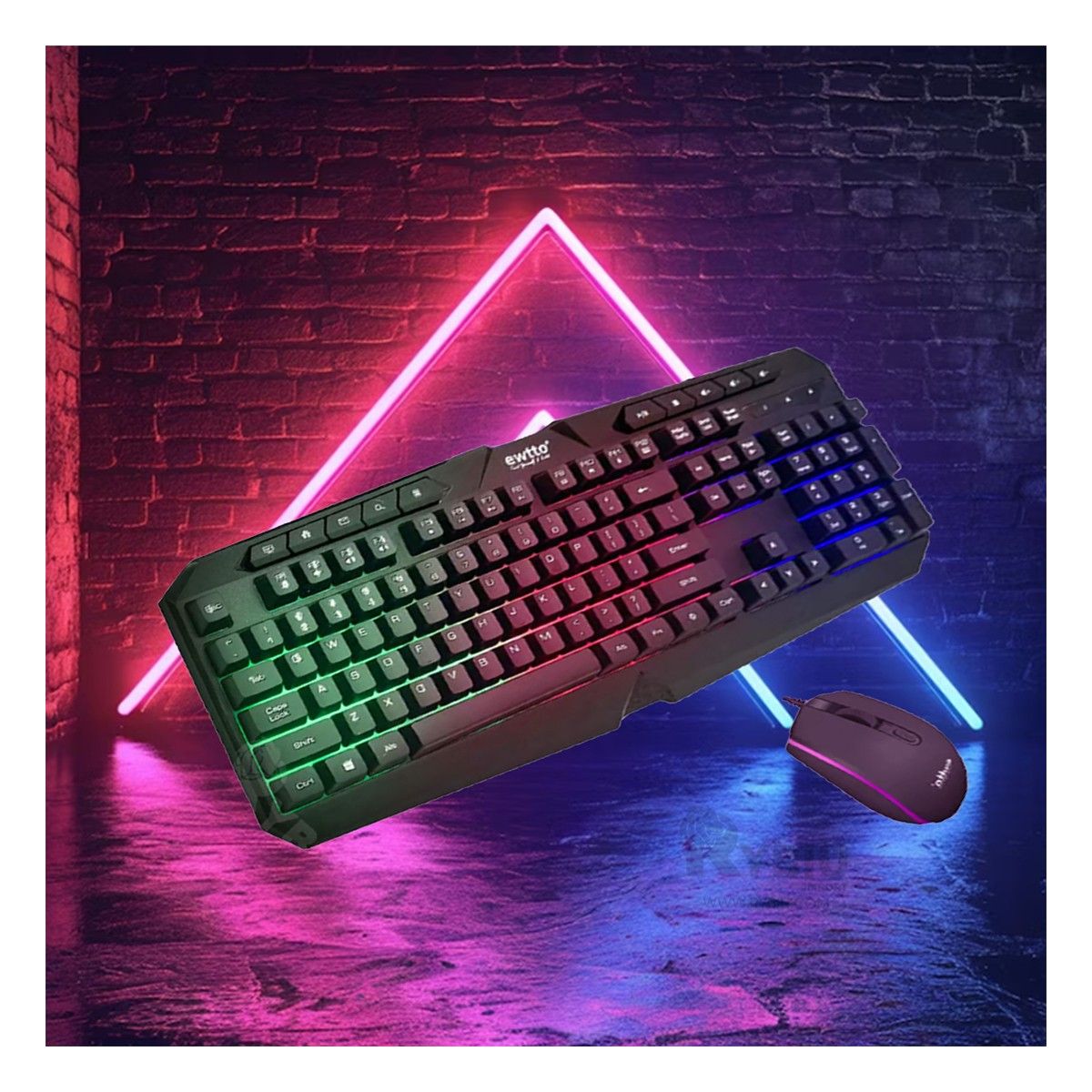 RYBIU IMPORT - Teclado Simple de Limpiar Modelo ET M3535 Y+Papel de Regalo