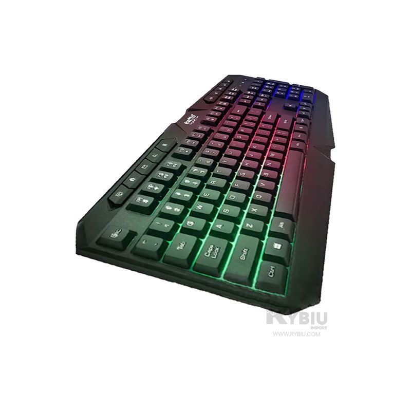 RYBIU IMPORT - Keyboard Ergonómico Modelo ET M3535 Y+Envoltorio de Regalo