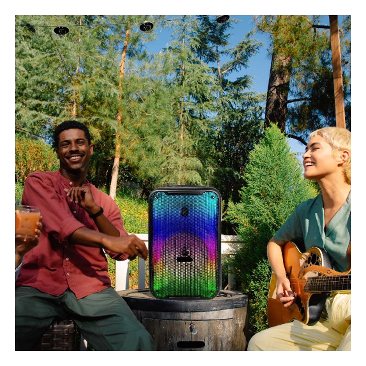 RYBIU IMPORT - Parlante con Microfono y Control Modelo GTS 1726 8