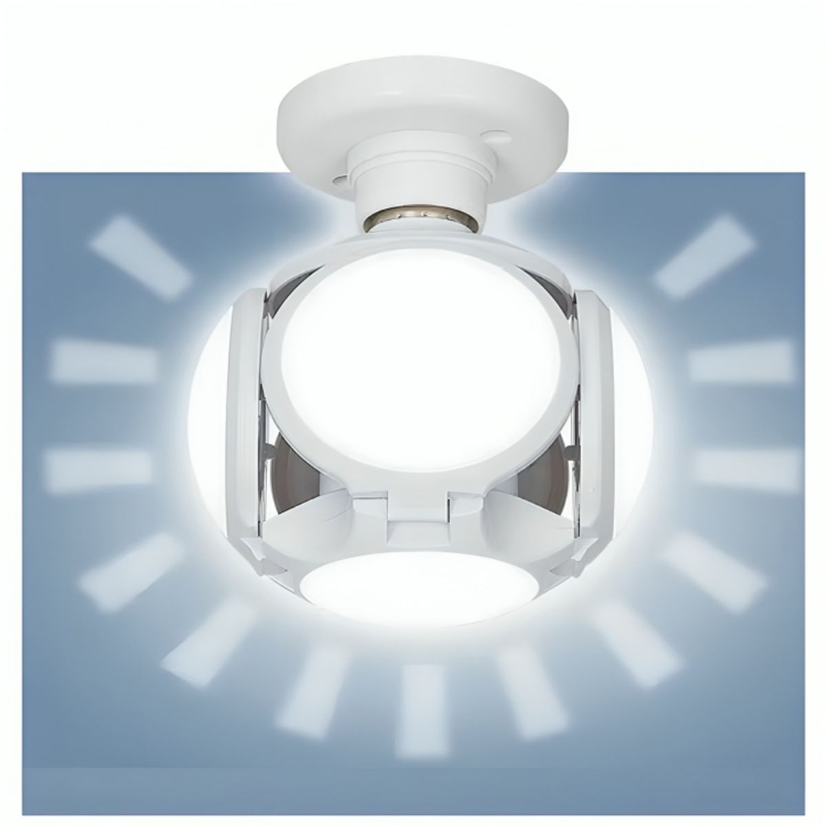 GENERICO - Foco Luz LED Deformable en forma de Pelota de Fútbol