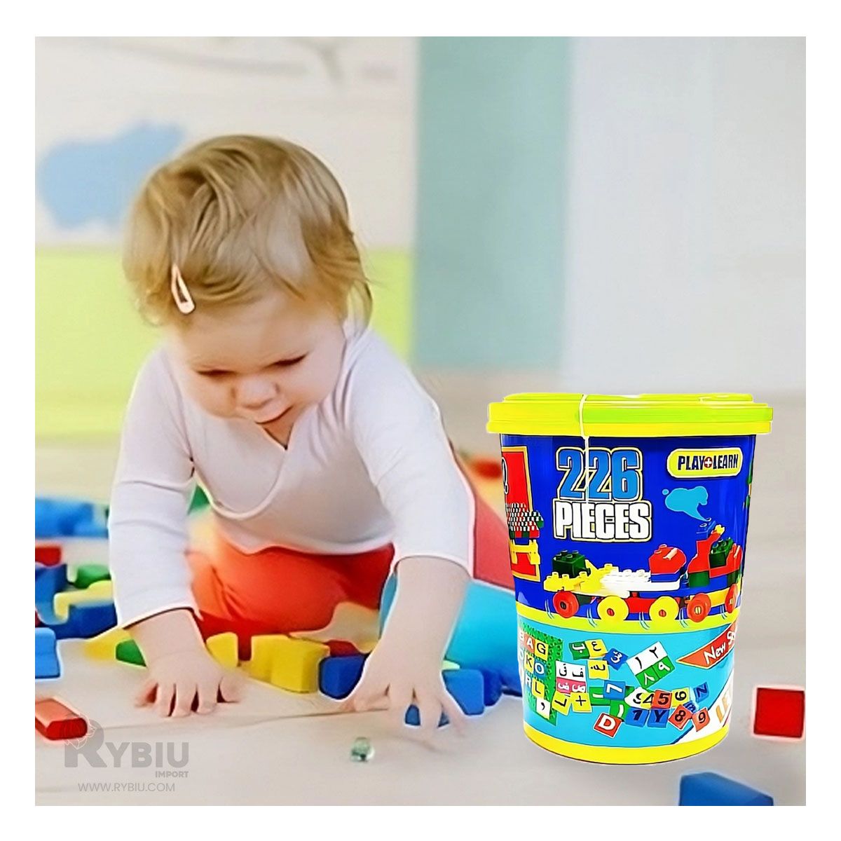 GENERICO - Juego de Bloques Didacticos para Niños Multicolor