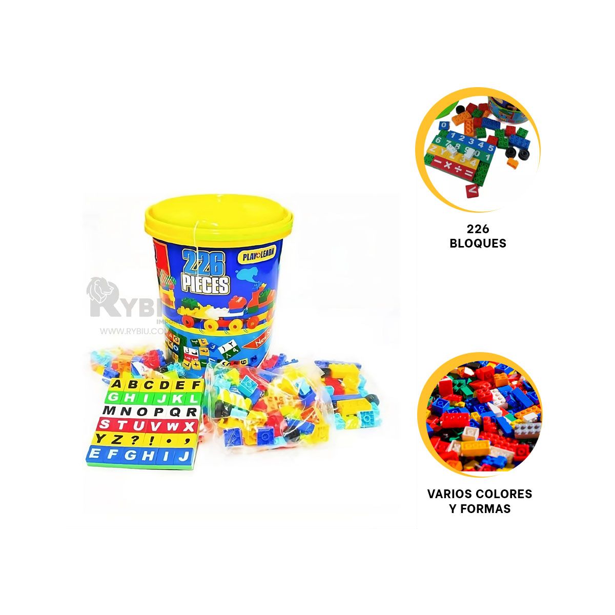 GENERICO - Bloques de Plastico en Multicolor Y+Gift MiniAgenda