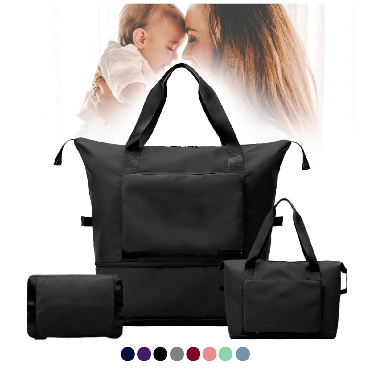 SASHIJA - Pañalera Moderna para Bebé Bolso CC2 ALT