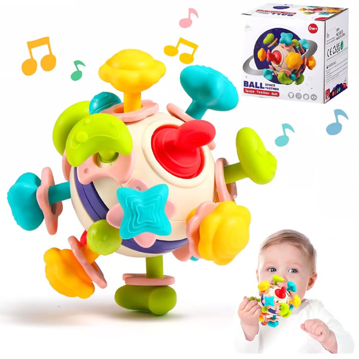 GENERICO - Juguete Mordedor Sensorial para Bebe