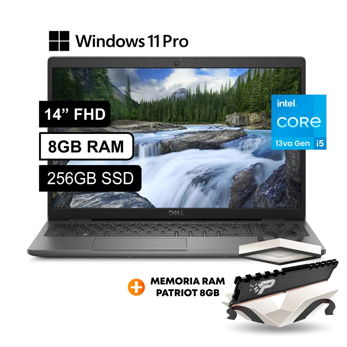 DELL - LAPTOP DELL LATITUDE INTEL CORE I5 1335U/ 8GB RAM/ 256GB SSD/ 15.6″ FHD - 3540 (CND1D2)