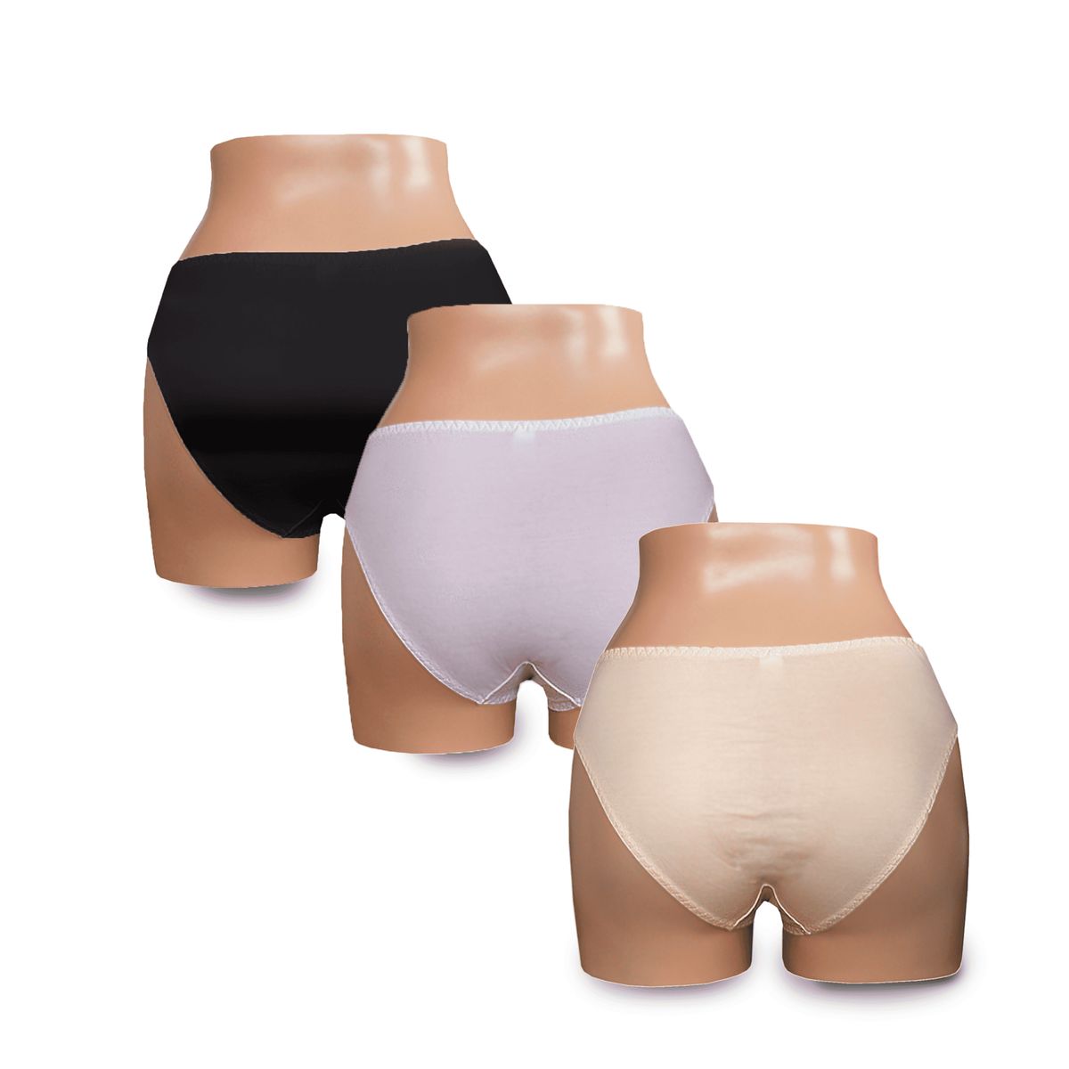 Peter Pan - Pack X3 Bikini Pierna Alta Peter Pan