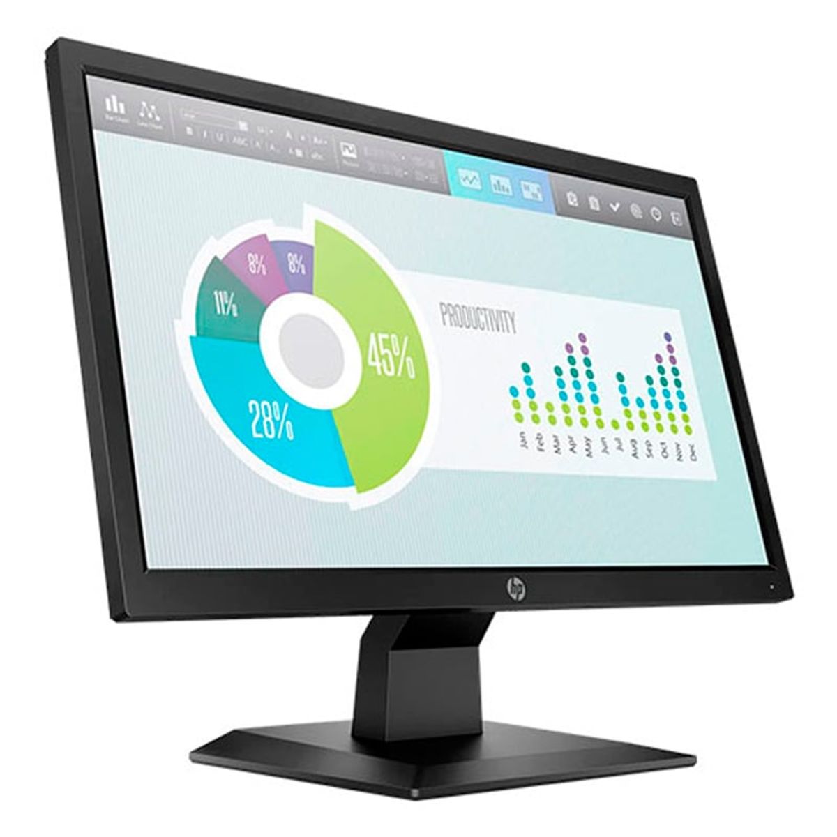 HP - MONITOR HP P204V 195 1600 X 900 VGA-HDMI 5RD66AA.