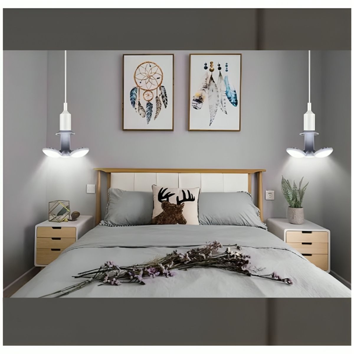 GENERICO - Foco Luz LED Deformable en forma de Pelota de Fútbol