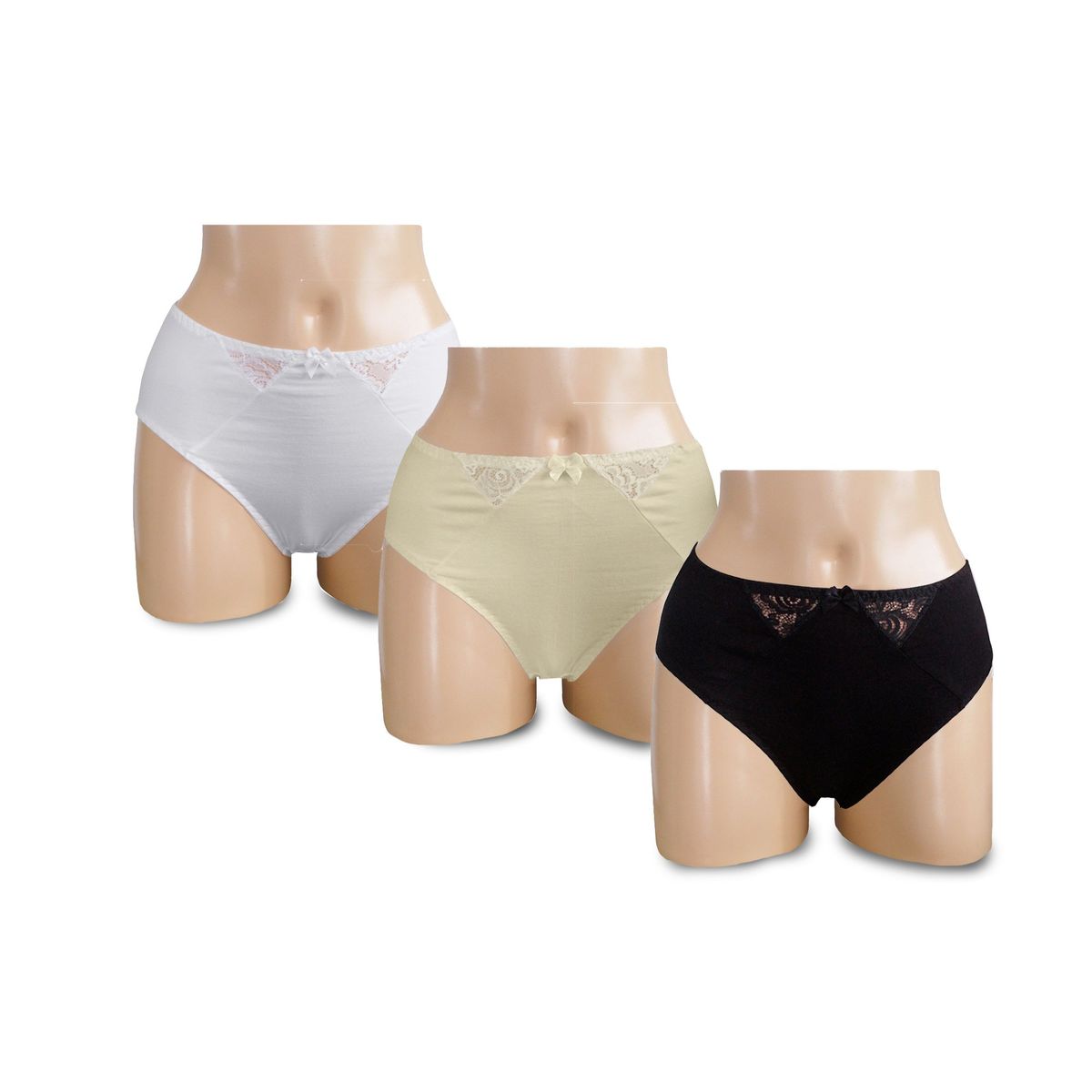 Peter Pan - Pack X3 Trusa Algodón Lycrado Señorial Peter Pan Multicolor