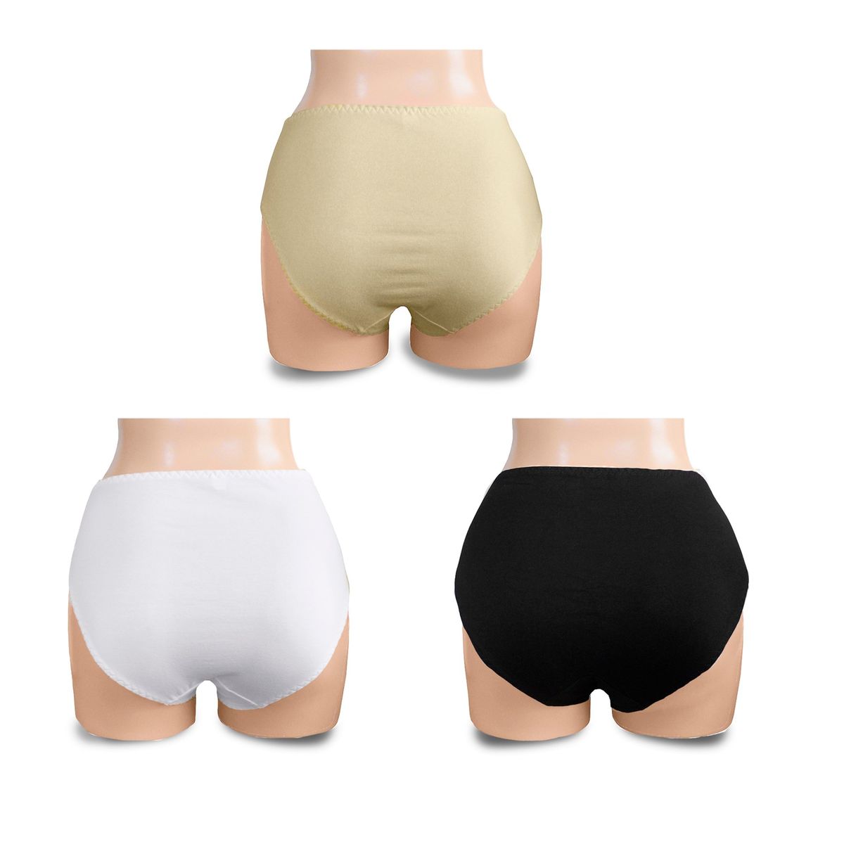 Peter Pan - Pack X3 Trusa Algodón Lycrado Señorial Peter Pan Multicolor