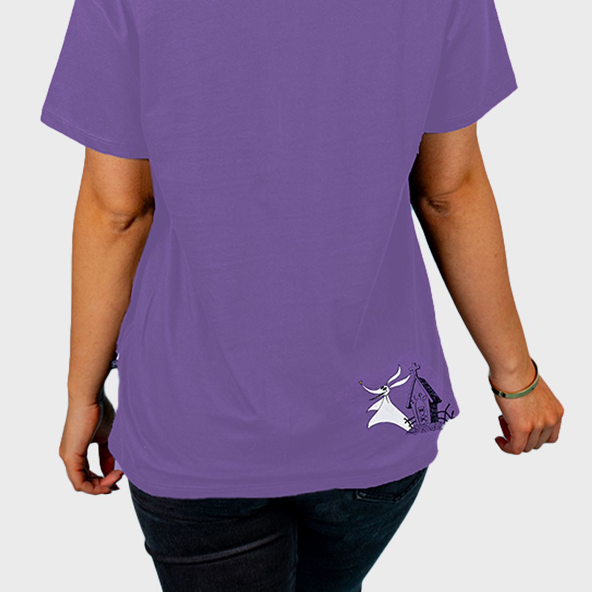 DISNEY - POLO OVERSIZE  MUJER JACK LILA  HALLOWEEN