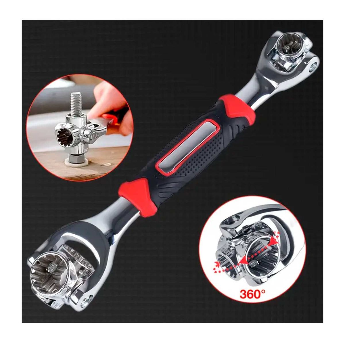 GENERICO - LLAVES 48 EN 1 UNIVERSAL INGLESA HERRAMIENTA ACERO TUERCAS