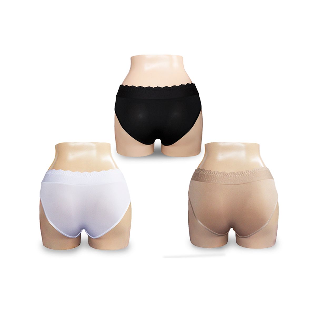 Peter Pan - Pack X3 Bikini Descaderado en Microfibra Peter Multicolor