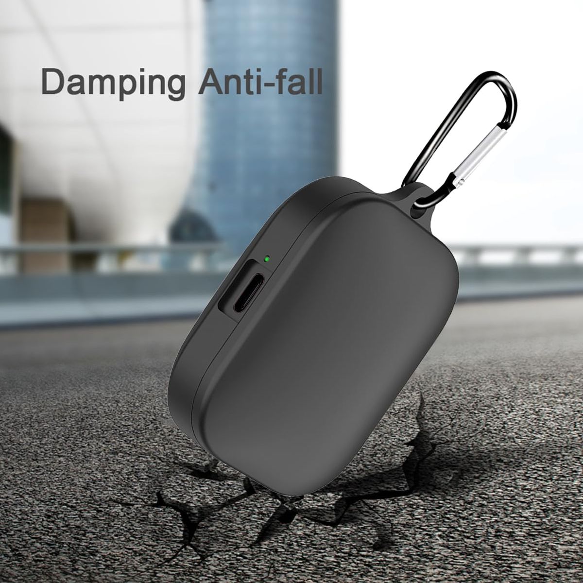 GENERICO - Funda de Silicona para Auriculares Xiaomi Redmi Buds 6 Active - Negro