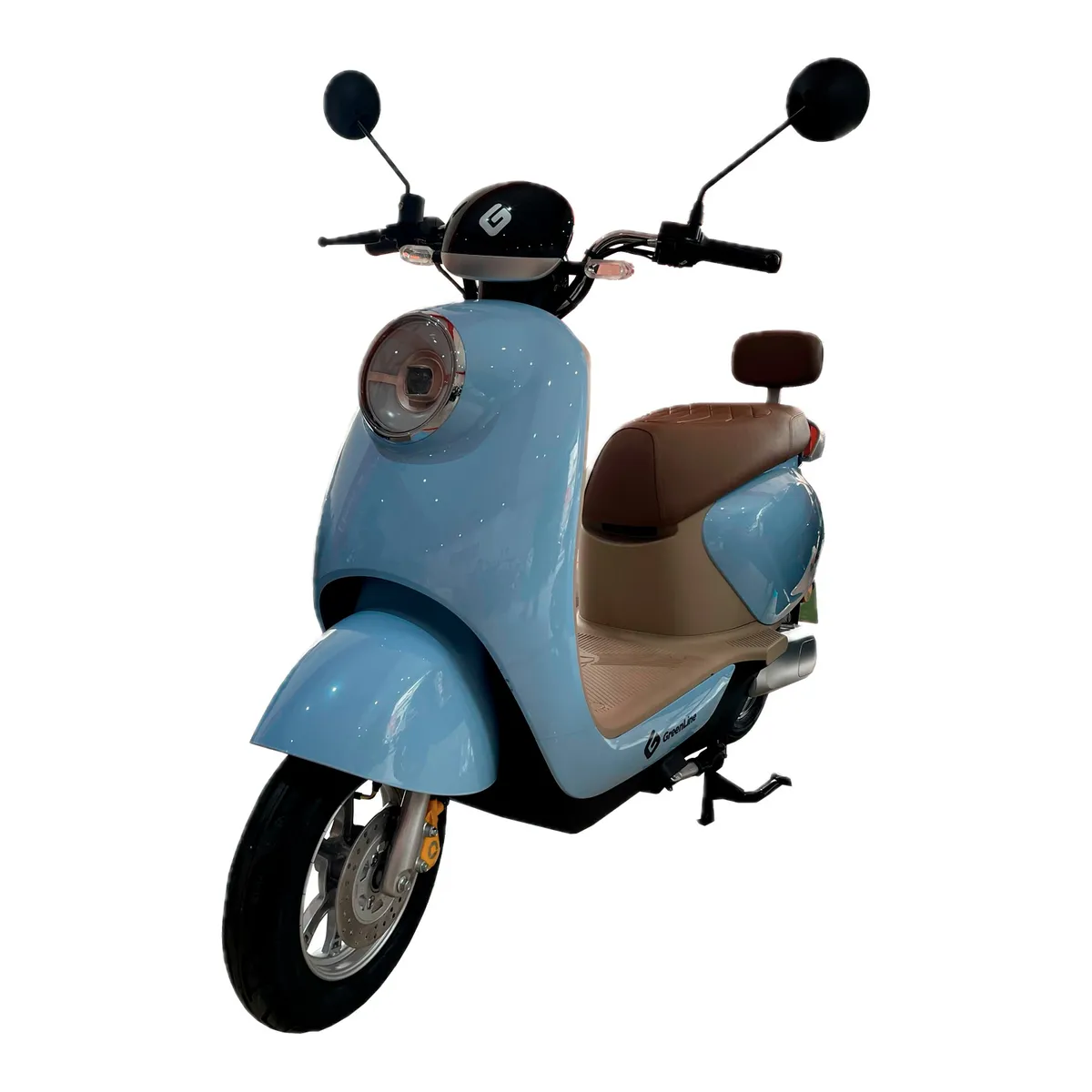 GREENLINE - Moto Electrica H3 Azul Motor 1200w Baterías Plomo