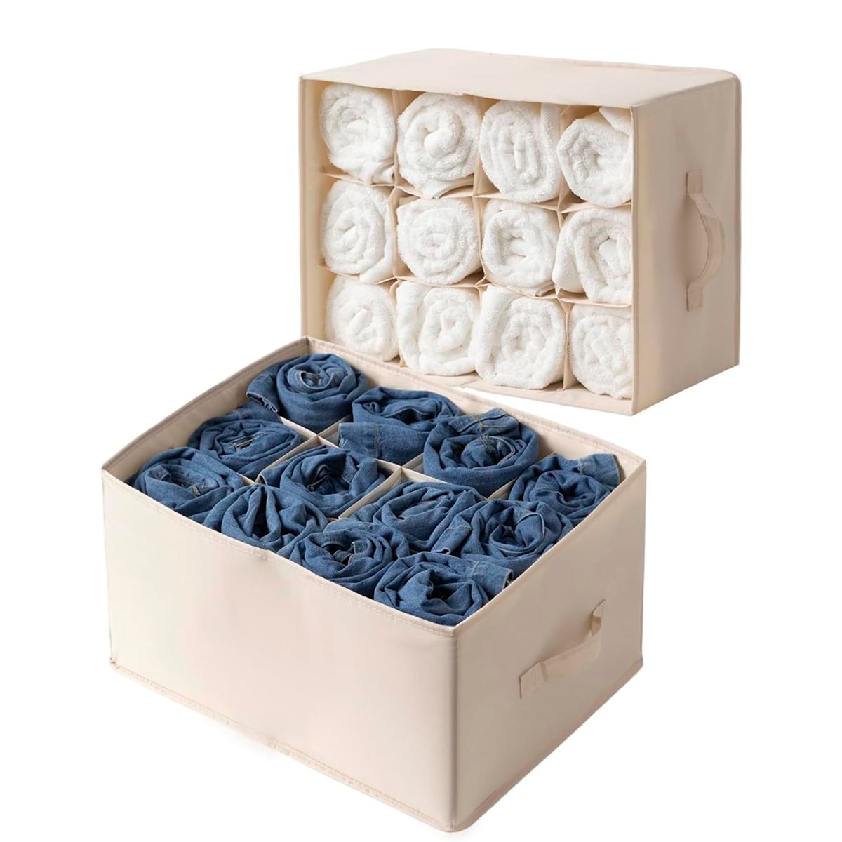 INSPIRA - Organizador de Ropa Interior Plegable 12 Divisiones