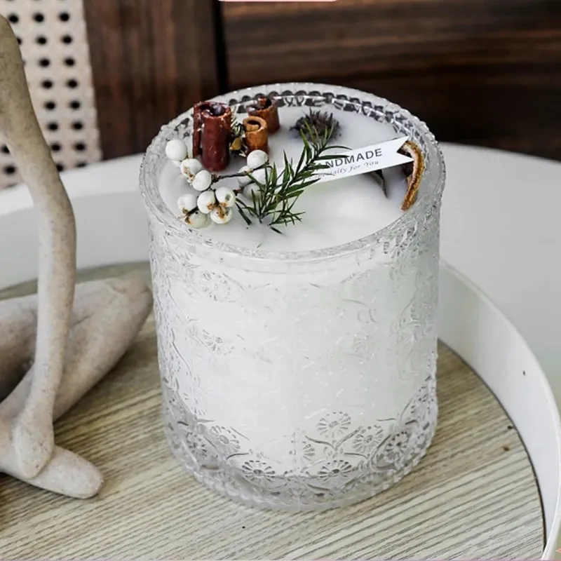 GENERICO - Azucarero Frasco de Vidrio Labrado