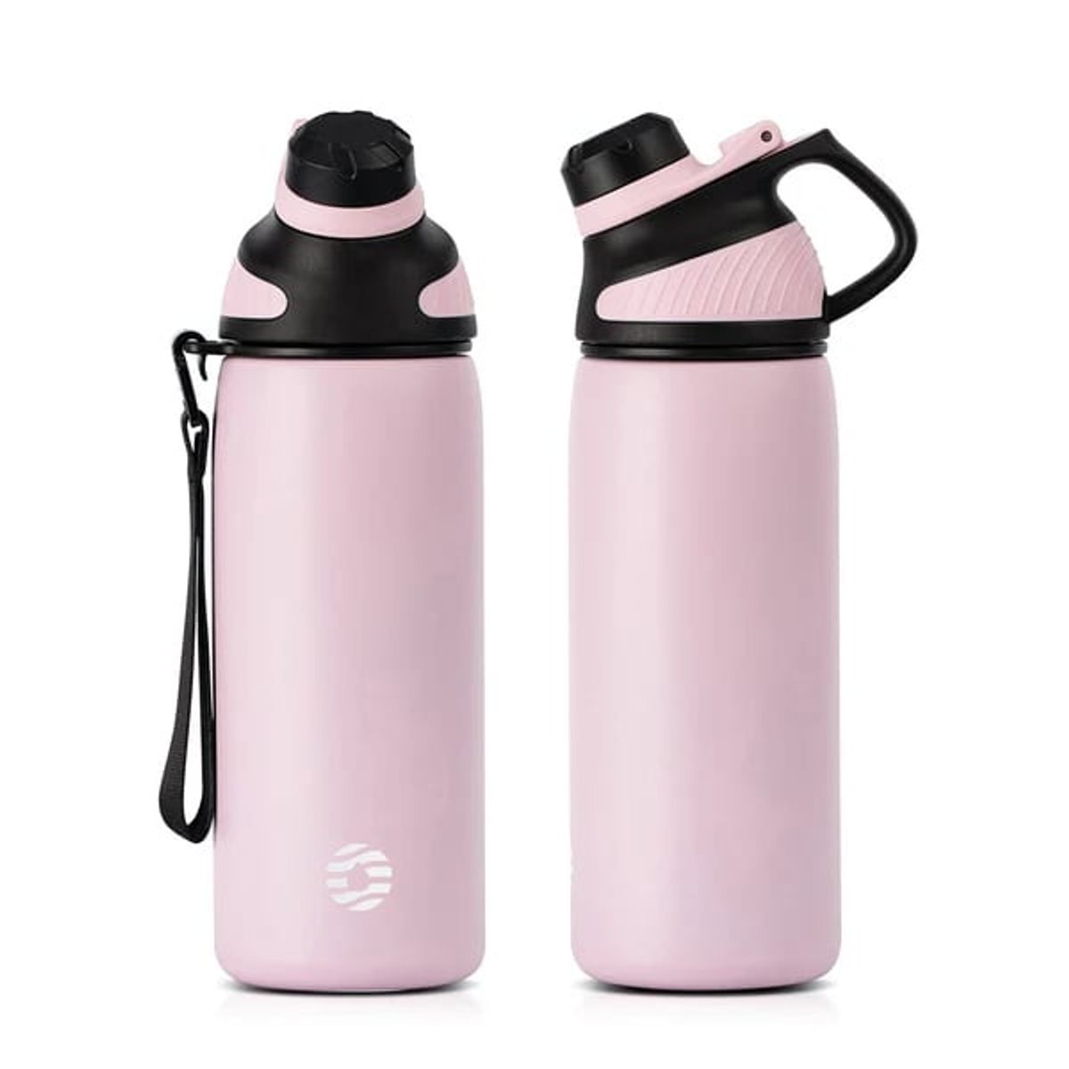 FJBOTTLE - FJBottle-Botella de agua deportiva con aislamiento y tapa magnética 600ml Rosa