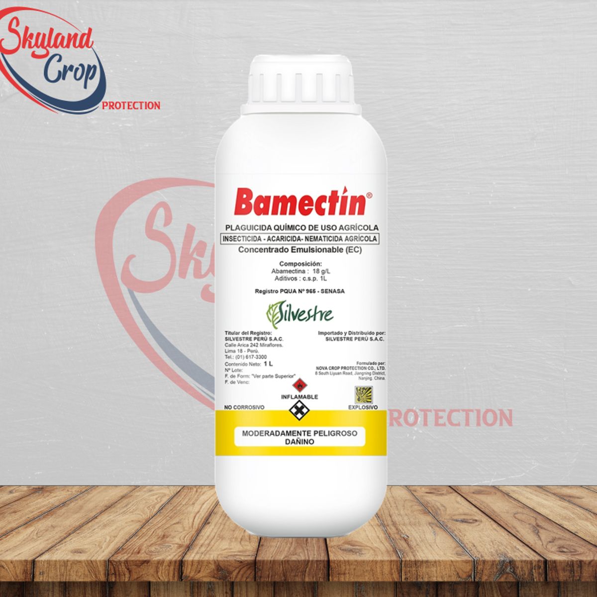 GENERICO - BAMECTIN 1L INSECTICIDA-ACARICIDA- AGRÍCOLA