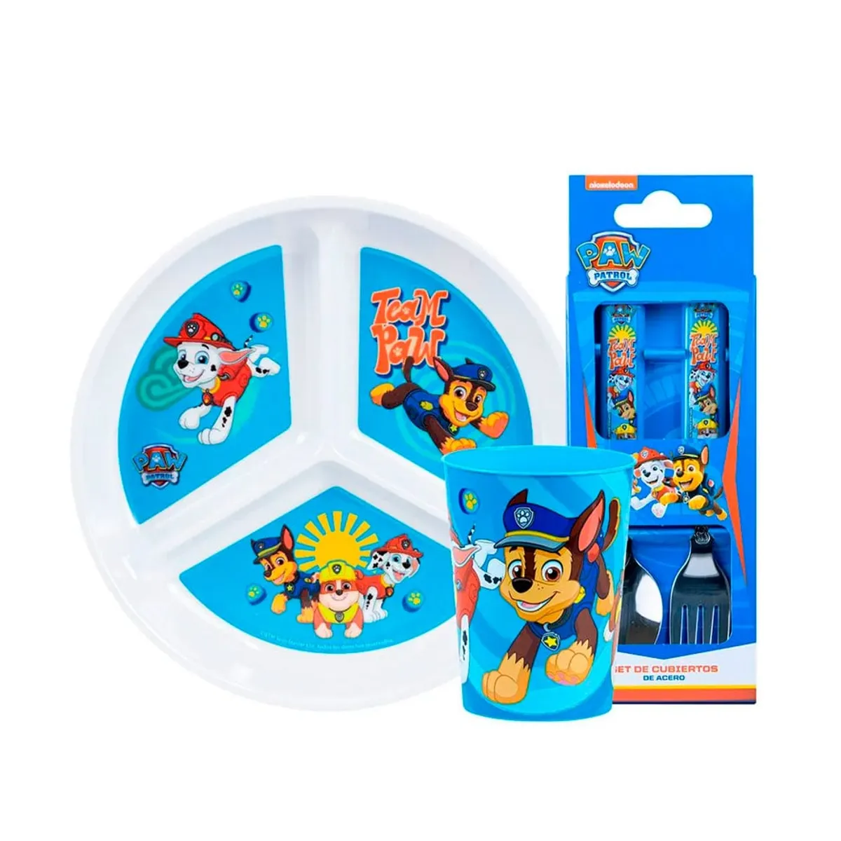 SCOOL - Vajilla Infantil Paw Patrol Division Scool+Vaso+Cubie 703806